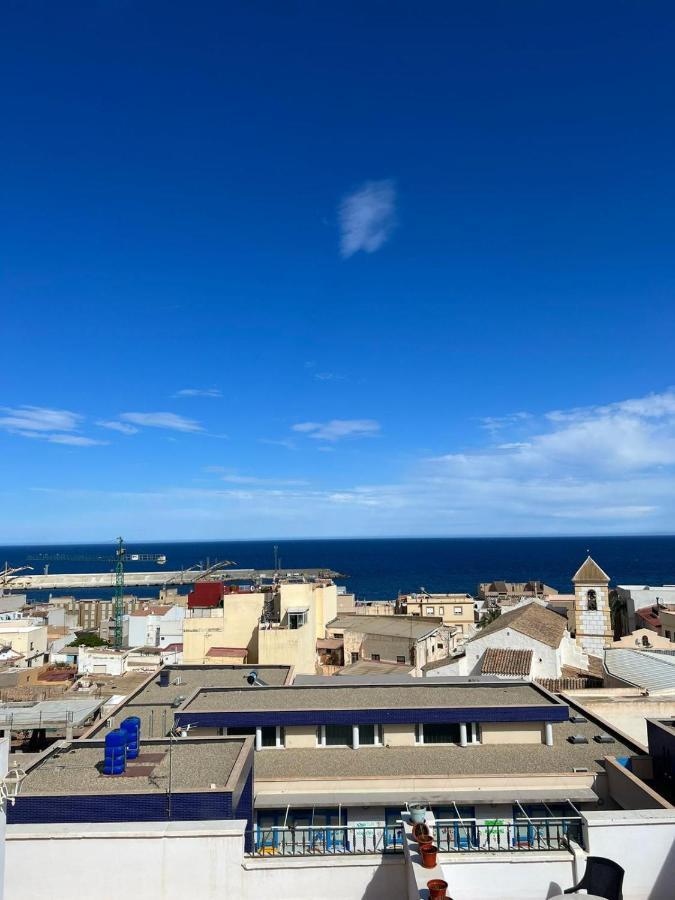 Atico Duplex Con Vista Mar Y Terraza Privada A 200M De La Playa Hasta 6 Personas Appartement Garrucha Buitenkant foto